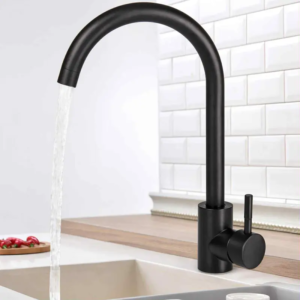robinet Cuisine Noir mat