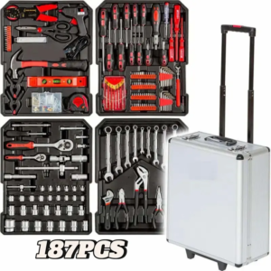 Valise de Bricolage Complète 187 Pièces
