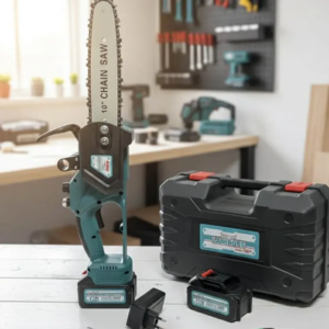 Tronçonneuse Électrique Sans Fil 10 Pouce (26cm ) Double Batterie 21V