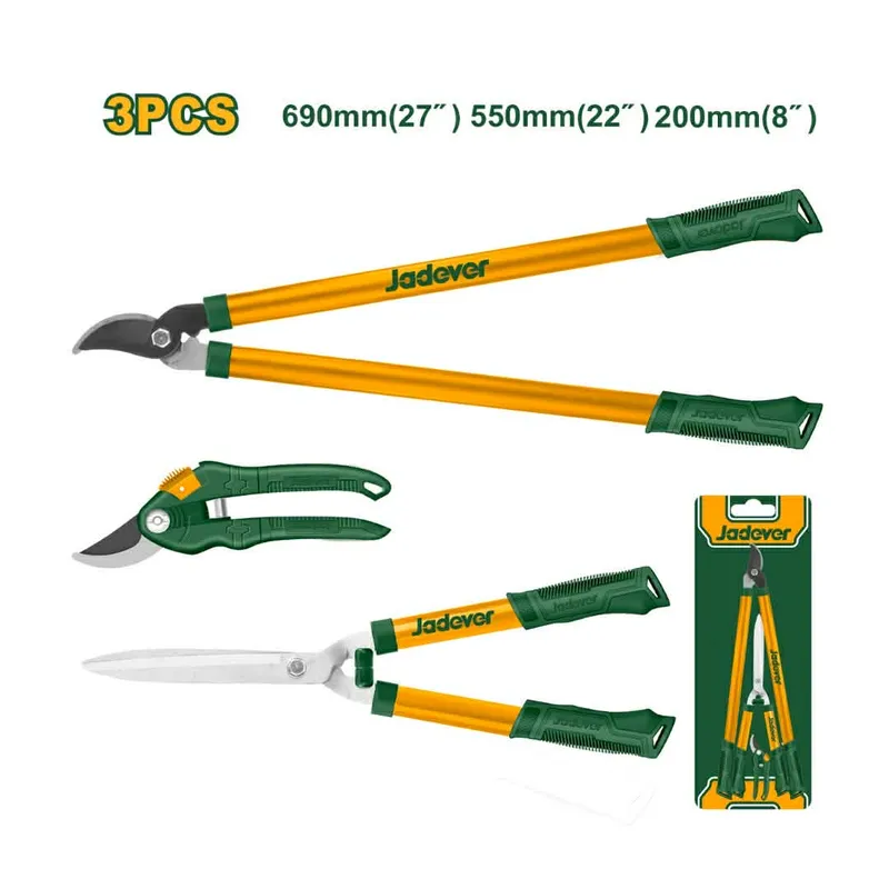 🌿 Ensemble De Cisailles De Jardin 3 Pièces – Jadever JDPR3E03 🌿