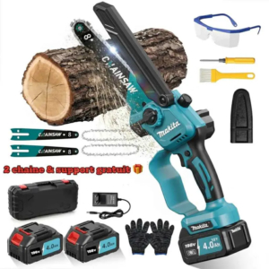 Tronçonneuse Makita 8 pouces (21 cm) – Double batterie 198V 4.0AH