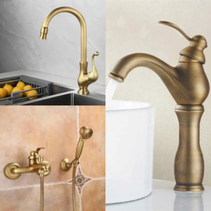 PACK ROBINET DOREE ANTIQUE 3 PCS VIGO 2025