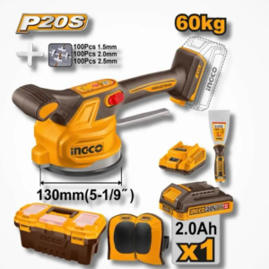 Ventouse vibrante pour carrelage 20v ingco