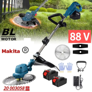 Tondeuse à Gazon Électrique Sans Fil Double batterie 88V