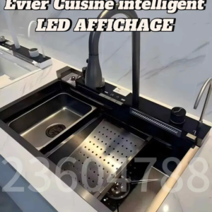 Evier Cuisine Intelligent LED Affichage