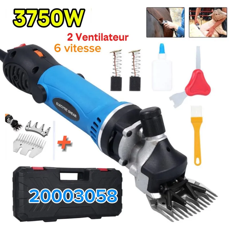 Tondeuse à mouton avec lame gratuit– Puissance et efficacité 3750W2800R/Min