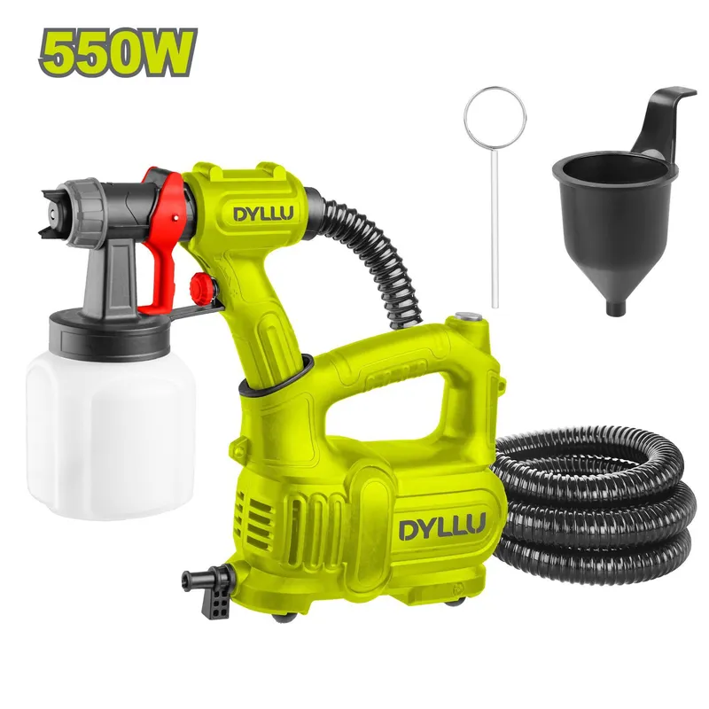Pistolet Peinture avec tous les accesoires a la Marque DYLLU - الصورة 2