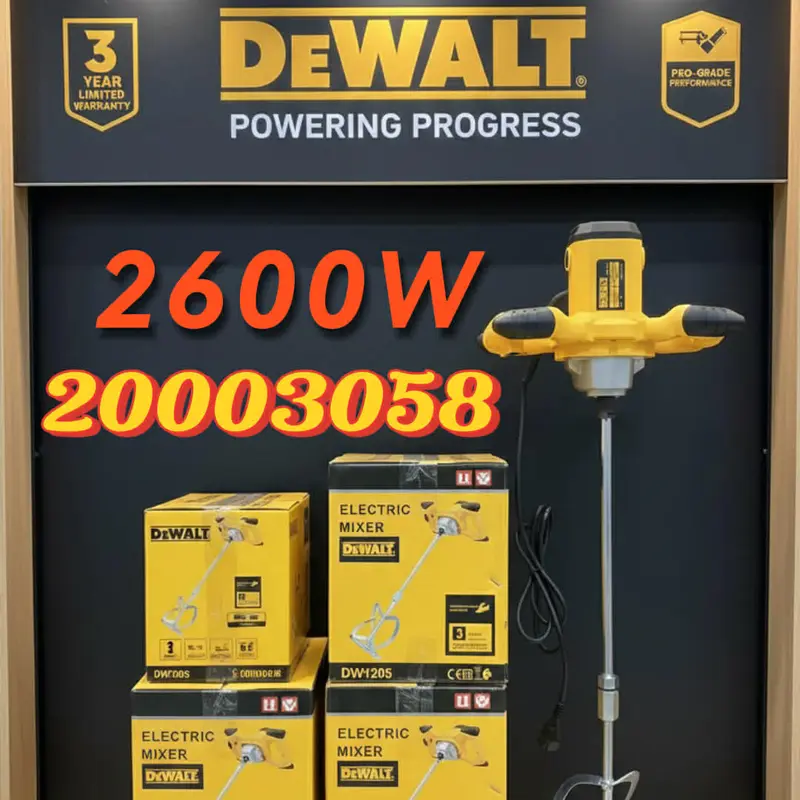 Malaxeur électrique DEWALT 2600W