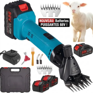 tondeuse les moutons DOUBLE BATTERIE 88V