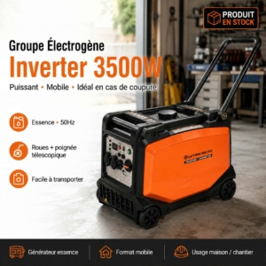 Groupe Électrogène Inverter DINGQI AIVOLT 3500W (ou Générateur Inverter AIVOLT 3500W /3600W)