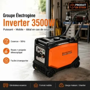 Groupe Électrogène Inverter DINGQI AIVOLT 3500W (ou Générateur Inverter AIVOLT 3500W /3600W)